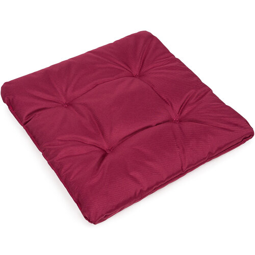 Outdoor Sitzkissen Bordeaux, 40 x 40 x 8 cm