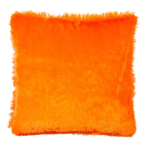 Faţă de pernă miţoasă Peluto Uni, portocaliu, 40 x 40 cm