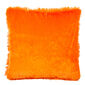 Párnahuzat Peluto Uni szőrӧs narancssárga, 40 x 40 cm