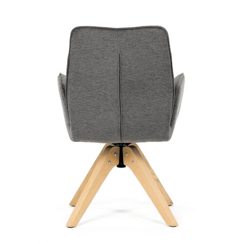 Scaun de sufragerie DCH-C2148 GREY2 cu materialimpermeabil