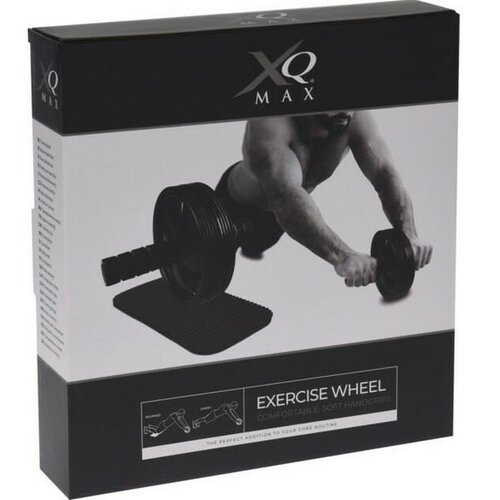 XQ MAX Cvičební kolo Excercise wheel, černá