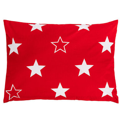 4Home Poszewka na poduszkę Stars red, 50 x 70 cm