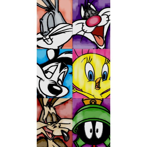 Looney Tunes Rücke Badetuch, 70 x 140 cm