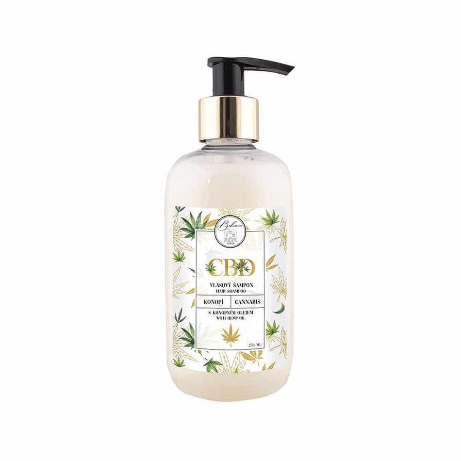 Produktové foto Bohemia Gifts Vlasový šampon s CBD, 250 ml