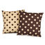 4Home Kopfkissenbezug Dot Schokolade , 40 x 40 cm, 2er-Set