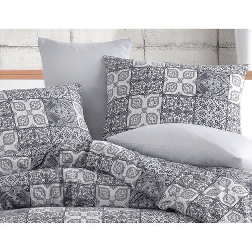 BedTex Bombažno posteljnino Ceramica siva, 220 x200 cm, 2 kos 70 x 90 cm