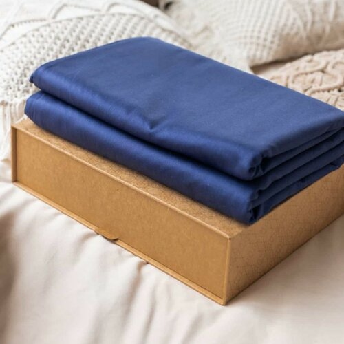 nanoSPACE® Posteljnina za alergike Nanobavlna®modra, 140 x 220 cm, 70 x 90 cm