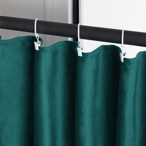 4Home Zatemňovací závěs s kroužky Paris tmavě zelená, 150 x 250 cm