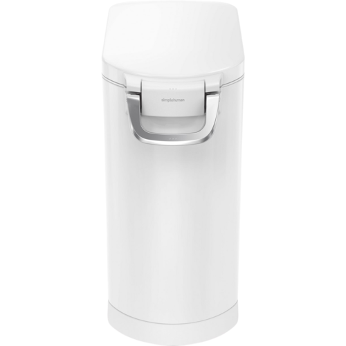 Simplehuman Kontejner na suché krmivo s pojistkou 30 l, bílá