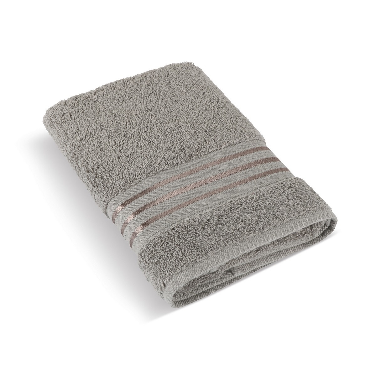 Bellatex Froté ručník kolekce Linie tmavě šedá, 50 x 100 cm