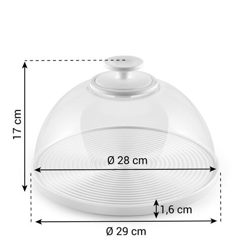 Tescoma Glasschüssel mit Deckel DELICIA Durchmesser 28 cm