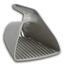 Moderna Łopatka do przesiewania SCOOP &amp; SIFTszara, 13,3 x 15,5 cm