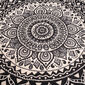 Teppich Mandala Grau-Braun, 82 cm