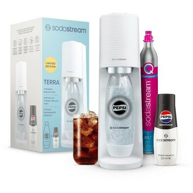 Sodastream Terra White Pepsi Zero Mpack aparat zapripravo gazirane vode