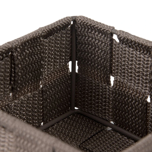 Compactor Úložný organizér do zásuvky S TEX, 12x 12 x 7 cm, hnedá
