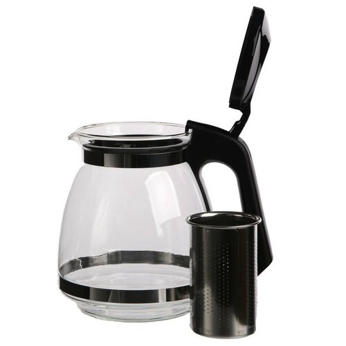 Altom Tea pot cu filtru Negru, 1,5 l