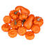 Orangefarbener Kürbis, Kunststoff, 12 Stück