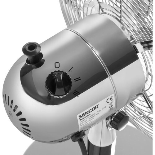 Sencor SFE 3040SL stolní ventilátor, stříbrná