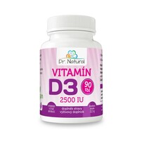 Dr.Natural Vitamín D3 2500, 90 tbl. Dr.Natural Vitamín D3 2500, 90 tbl.