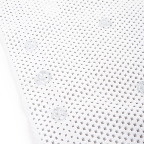 Kvido csúszásgátló alátét fürdőszobába fehér, 52 x 52 cm