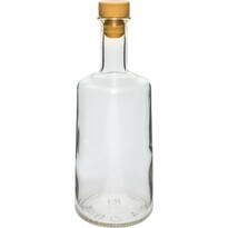 Butelka szklana z korkiem Rosa, 0,5 l