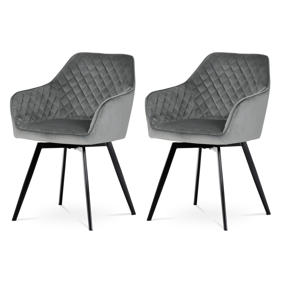 Sada jídelních židlí DCH-425 GREY4, 2 ks