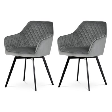 Sada jídelních židlí DCH-425 GREY4, 2 ks