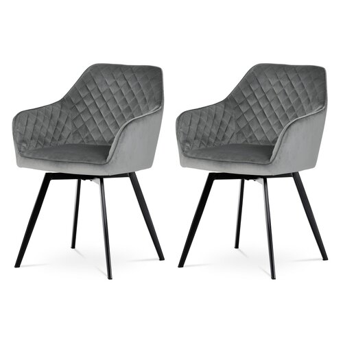 Sada jedálenských stoličiek DCH-425 GREY4, 2 ks