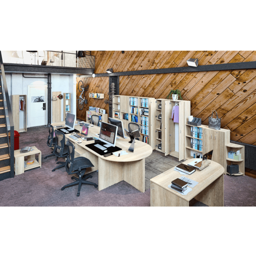 Schrank mit Schloss TEMPO ASISTENT, Eiche Sonoma