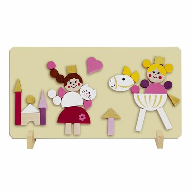 Detoa Puzzle magnetyczne Księżniczki, 33 x 23 x 3,5 cm