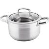 Oală din oțel inoxidabil Lamart LTSS2212 cu capacPrestige, 22 x 12,5 cm