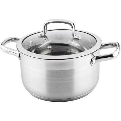 Oală din oțel inoxidabil Lamart LTSS2212 cu capacPrestige, 22 x 12,5 cm