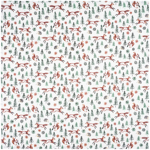 Home Elements Prt Lišky, 90 x 90 cm