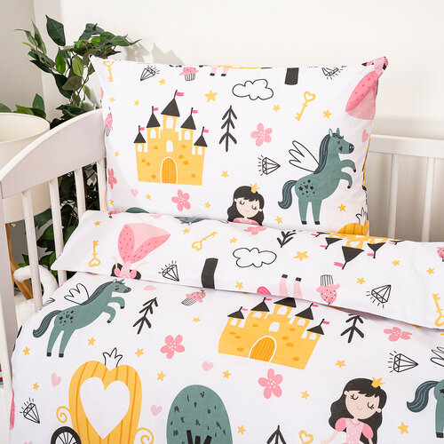 Lenjerie de pat din bumbac pentru copii 4Home Fairytale Dream, 100 x 135 cm, 40 x 60 cm