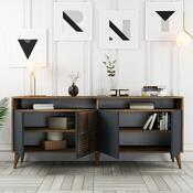 Skříňka Milan 2 Walnut and Anthracite