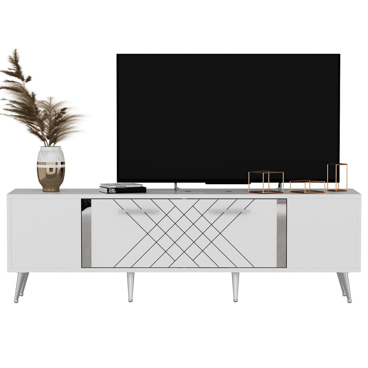 TV stolík Detas White