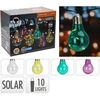 Lanț solar ProGarden becuri colorate, 2 m , 10 x 5LED