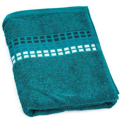 Ręcznik kąpielowy Darwin petrol blue, 70 x 140 cm