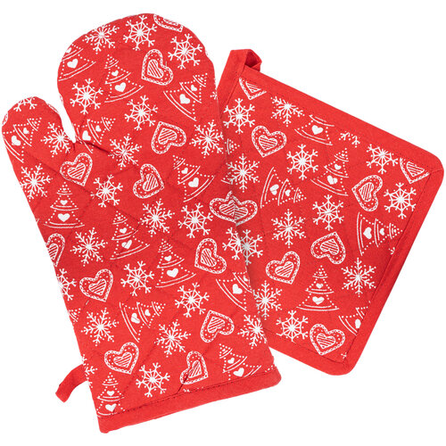 Prijemalka z magnetom in podlaga Srčki, 18 x 32 +20 x 20 cm