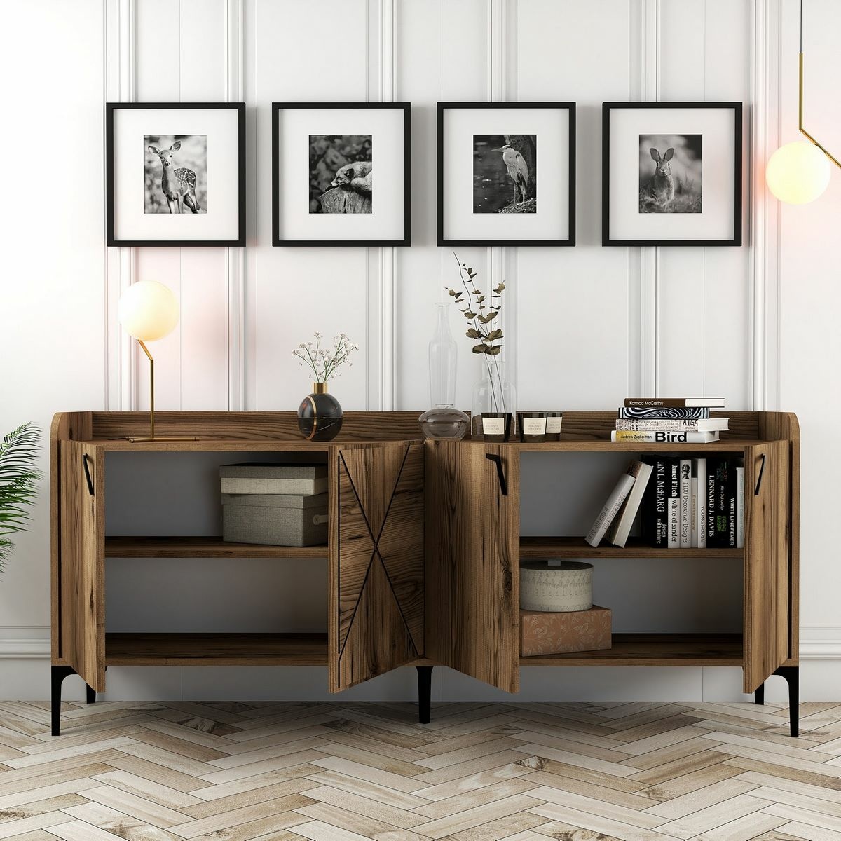 Skrinka Venedik Walnut