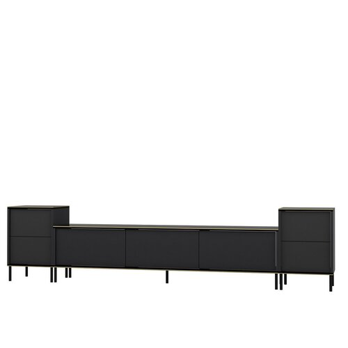 TV-Lowboard mit Schränken Imej Anthracite