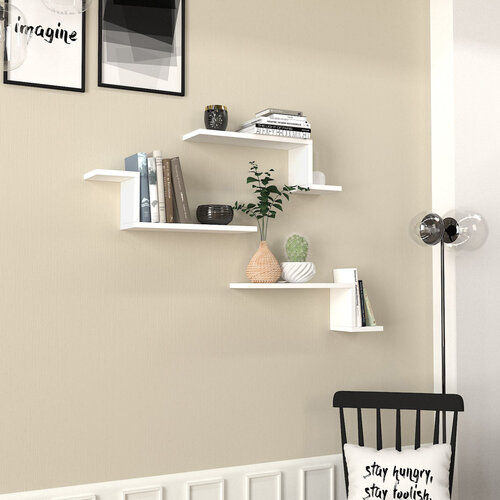 Polica Lowa White, 3 kos