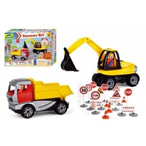 Lena Set stavebních strojů s figurkami Truickies, 2 ks Lena Set stavebních strojů s figurkami Truickies, 2 ks