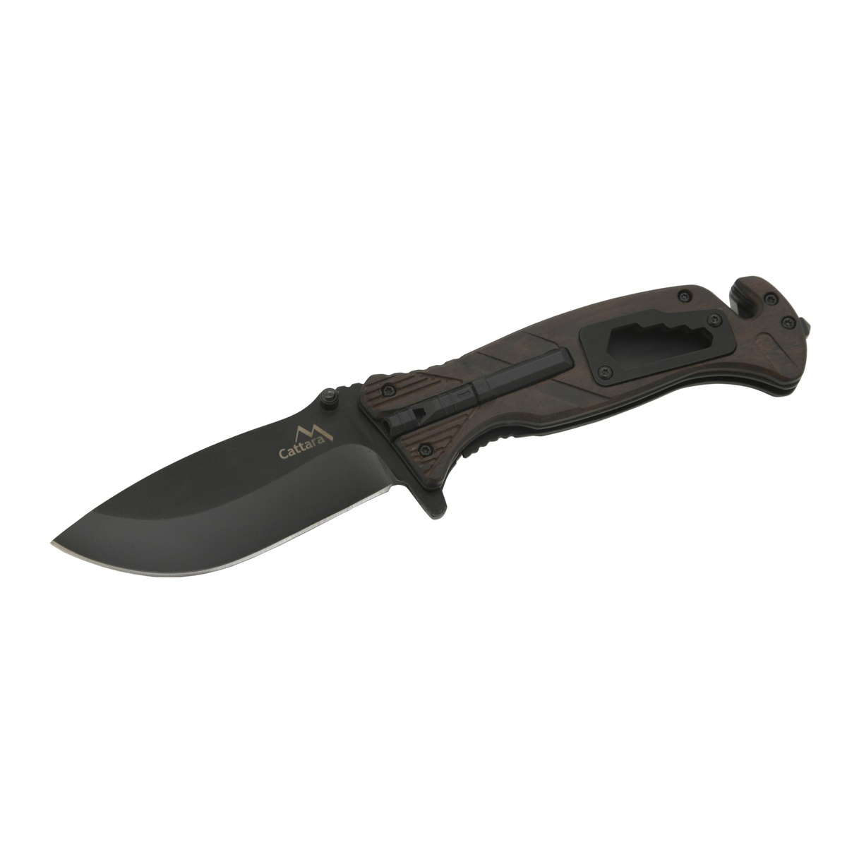 Cattara Zavírací nůž BLACK BLADE s pojistkou 21,5 cm