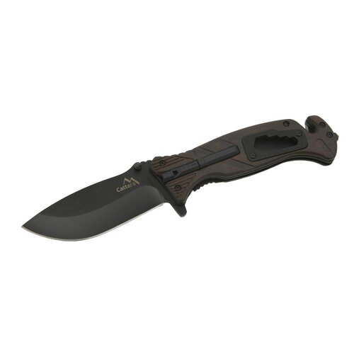 Nož Cattara za zapiranje BLACK BLADE z varnostnoključavnico, 21,5 cm