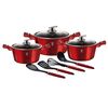 Berlinger Haus 10-teiliges Kochgeschirr-Set Burgundy Metallic Line