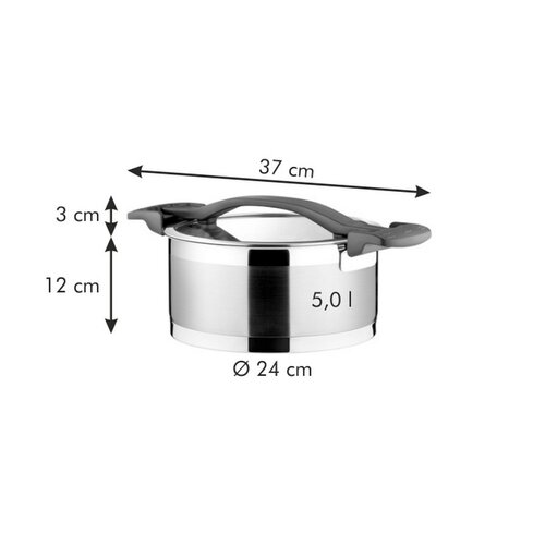 Tescoma Cratiță cu capac ULTIMA, 24 cm