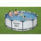 Bestway 56418 Föld feletti medence Steel Pro MAX ,366 x 100 cm, szűrővel és lépcsővel