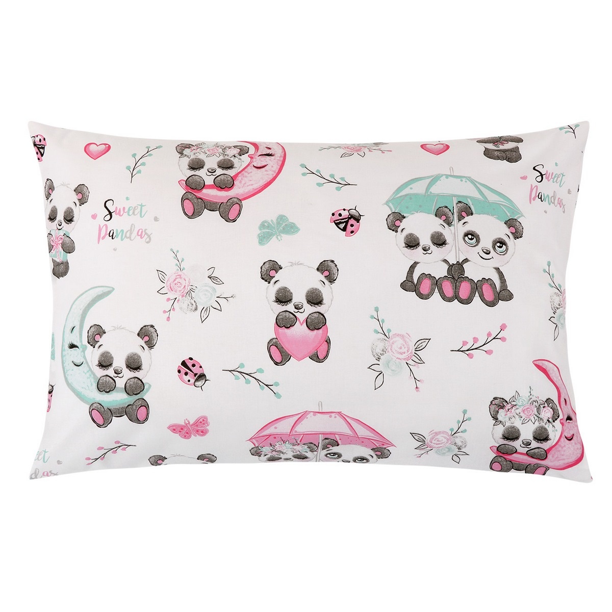 Bellatex VIOLA Teddy panda mackó párnahuzat, 40 x 60 cm akciós termékkép 1