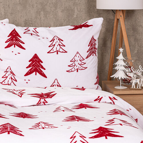 4Home Bettwäsche Trees Mikroflanell 140 x 220 cm, 70 x 90 cm